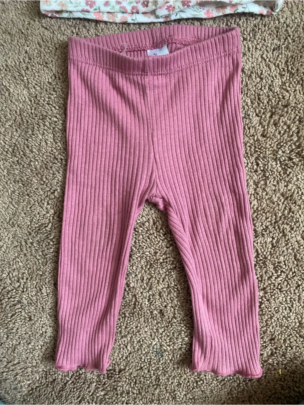 Flower Cardigan and matching ribbed pants